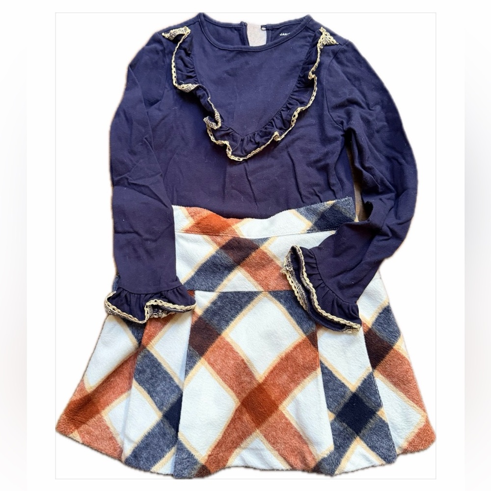 Flannel skirt and top